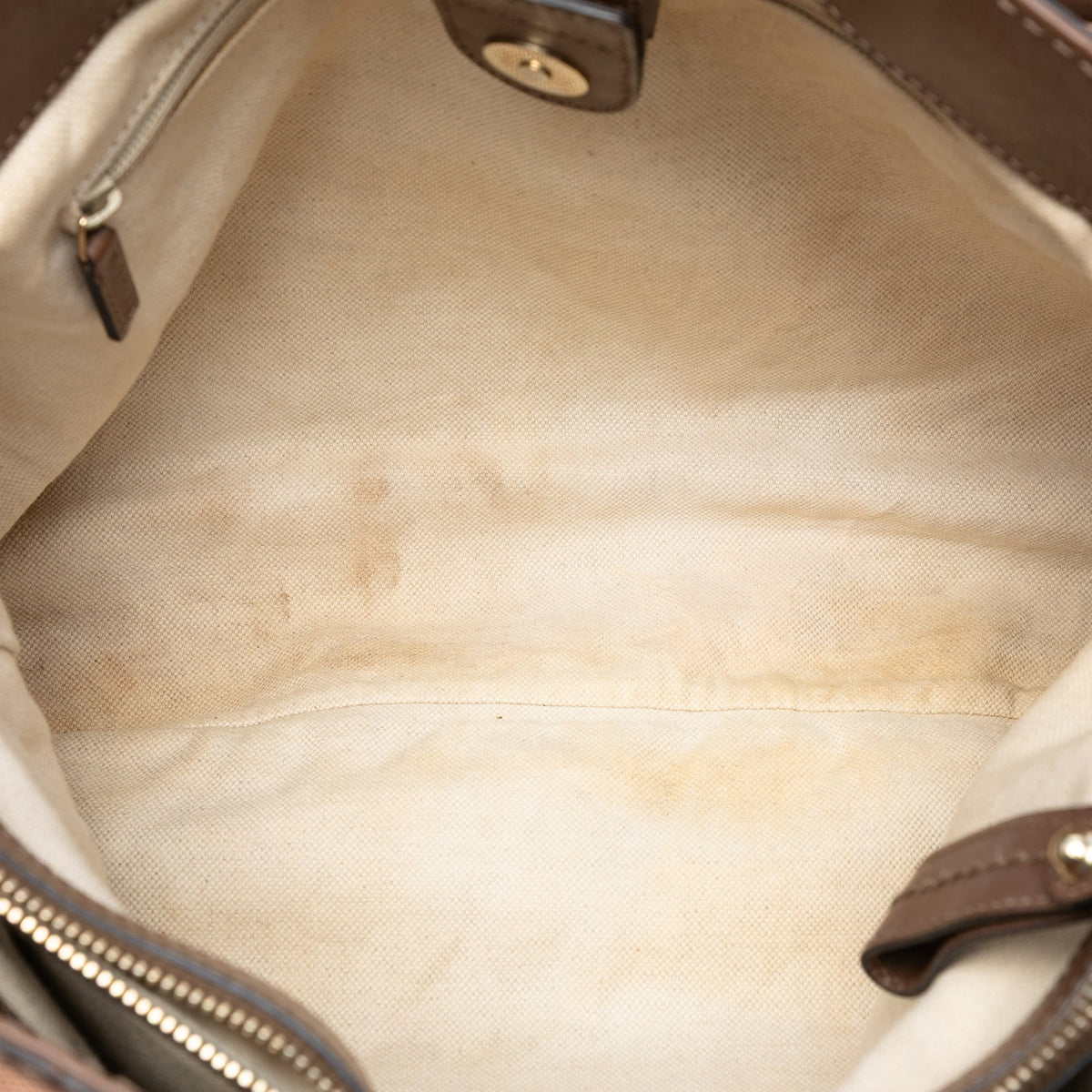 Gucci GG Canvas Sukey Tote — Brown