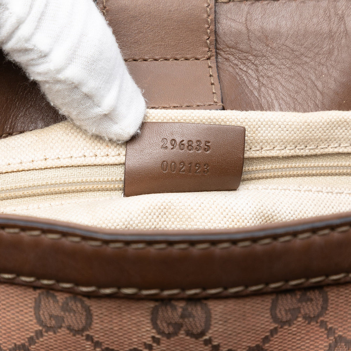 Gucci GG Canvas Sukey Tote — Brown