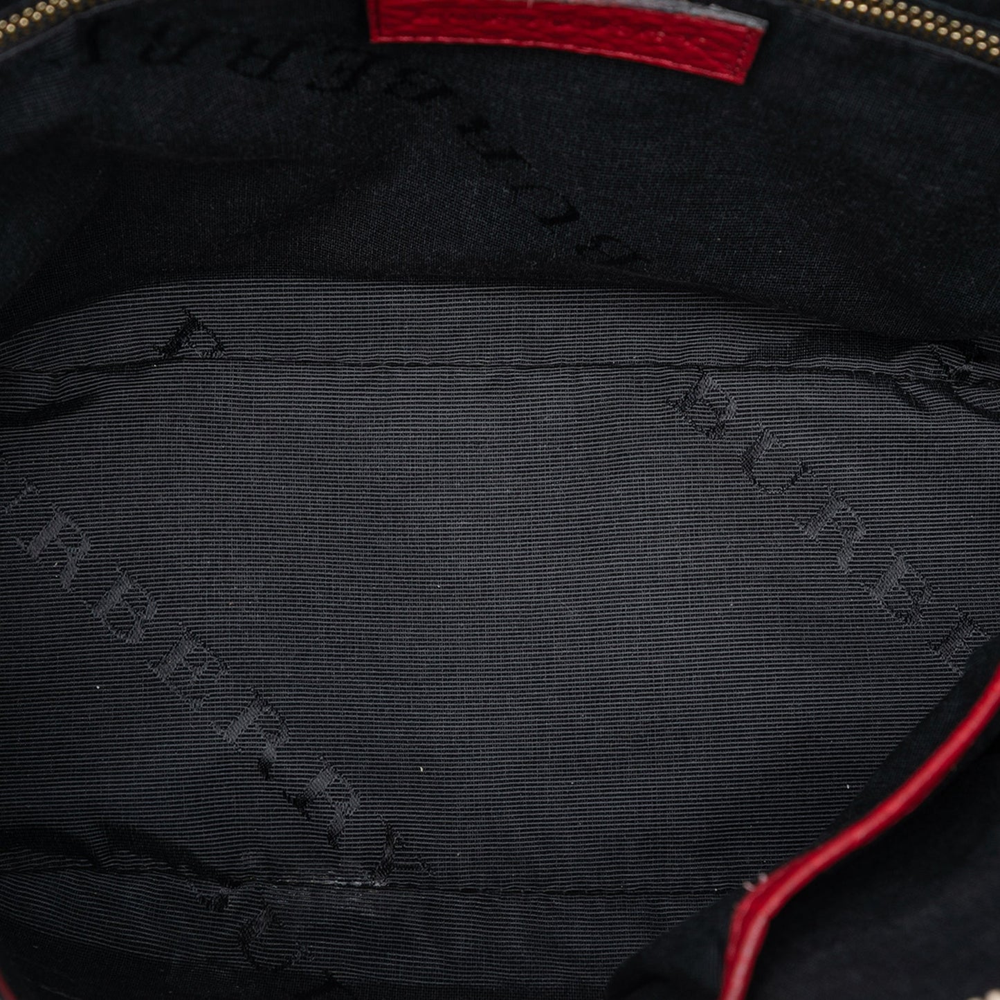 Burberry Small Heritage Grain Check Embossed Leather Orchard Bowling Bag