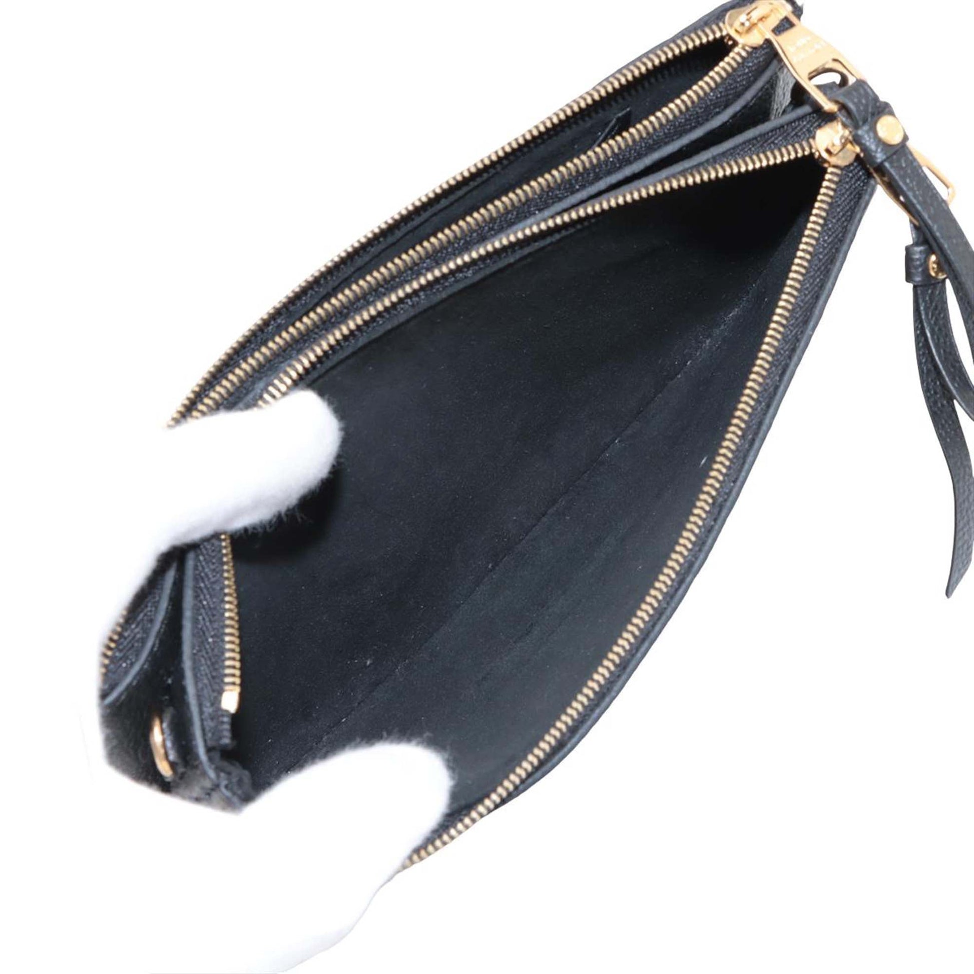 Louis Vuitton Monogram Empreinte Double Zip Pochette