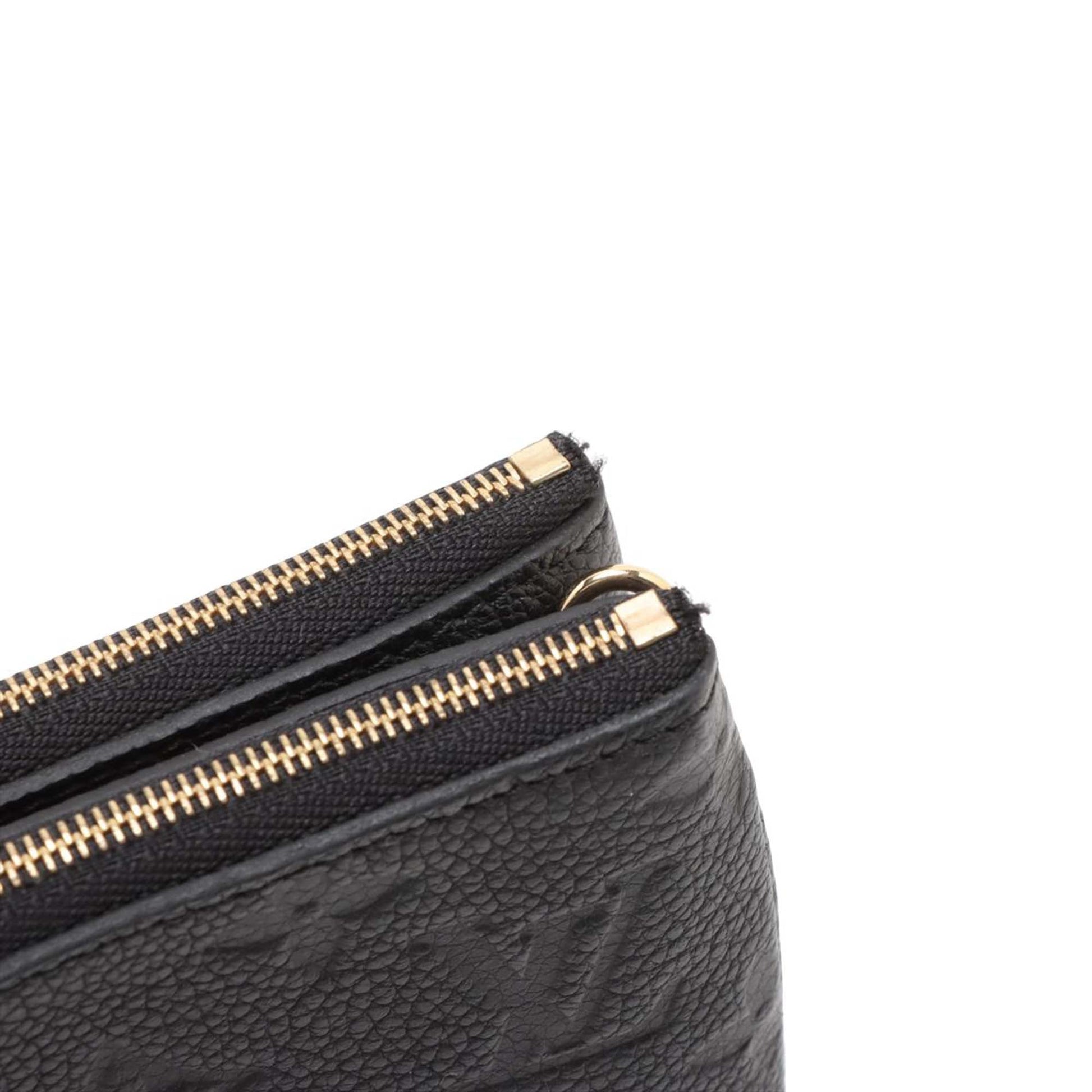 Louis Vuitton Monogram Empreinte Double Zip Pochette