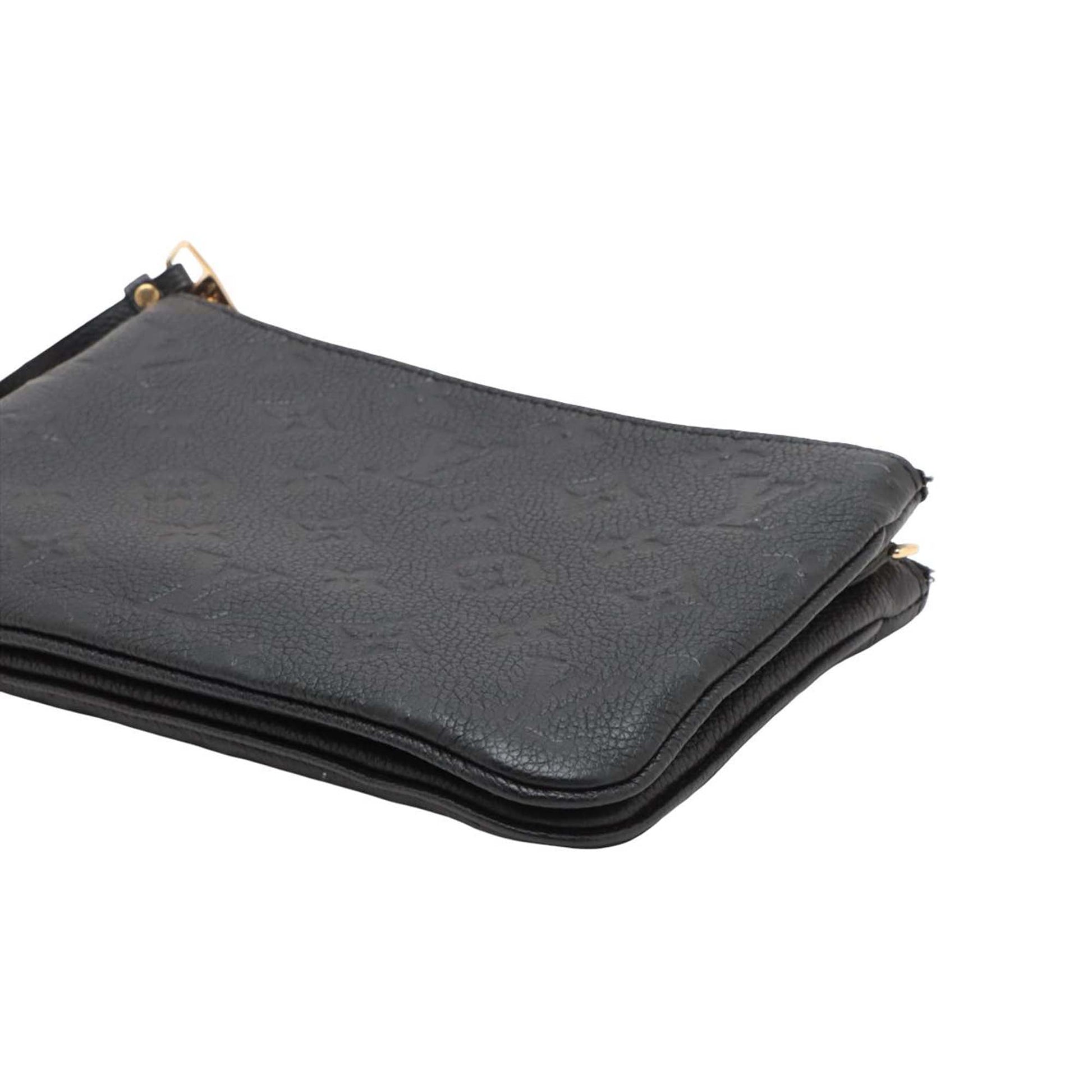 Louis Vuitton Monogram Empreinte Double Zip Pochette