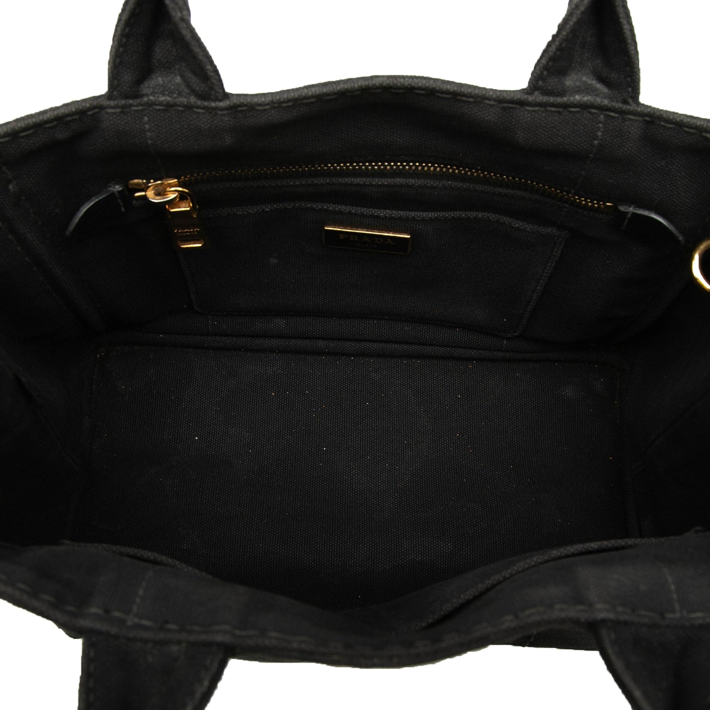 Prada Small Canvas Canapa Logo Satchel