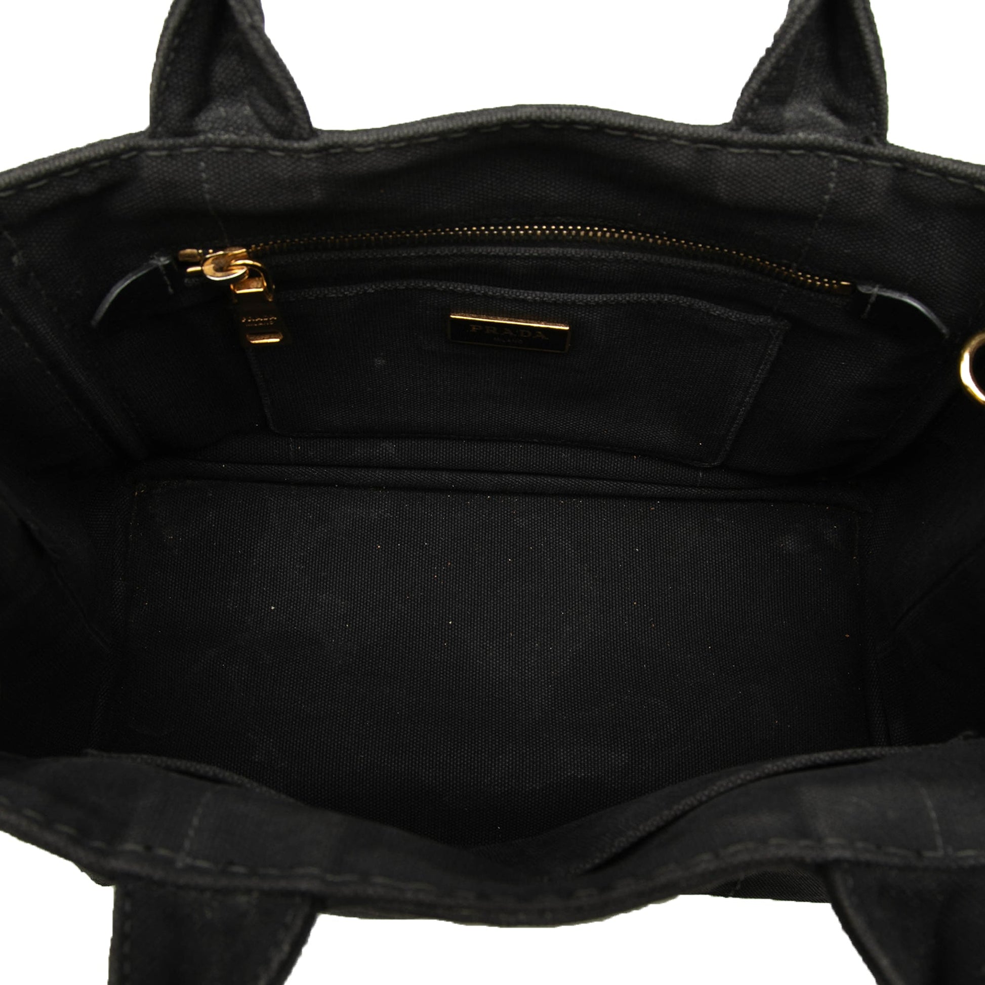 Prada Small Canvas Canapa Logo Satchel