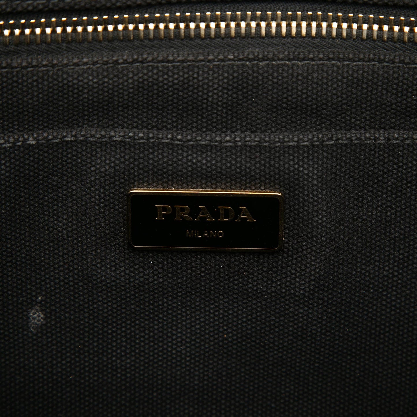 Prada Small Canvas Canapa Logo Satchel