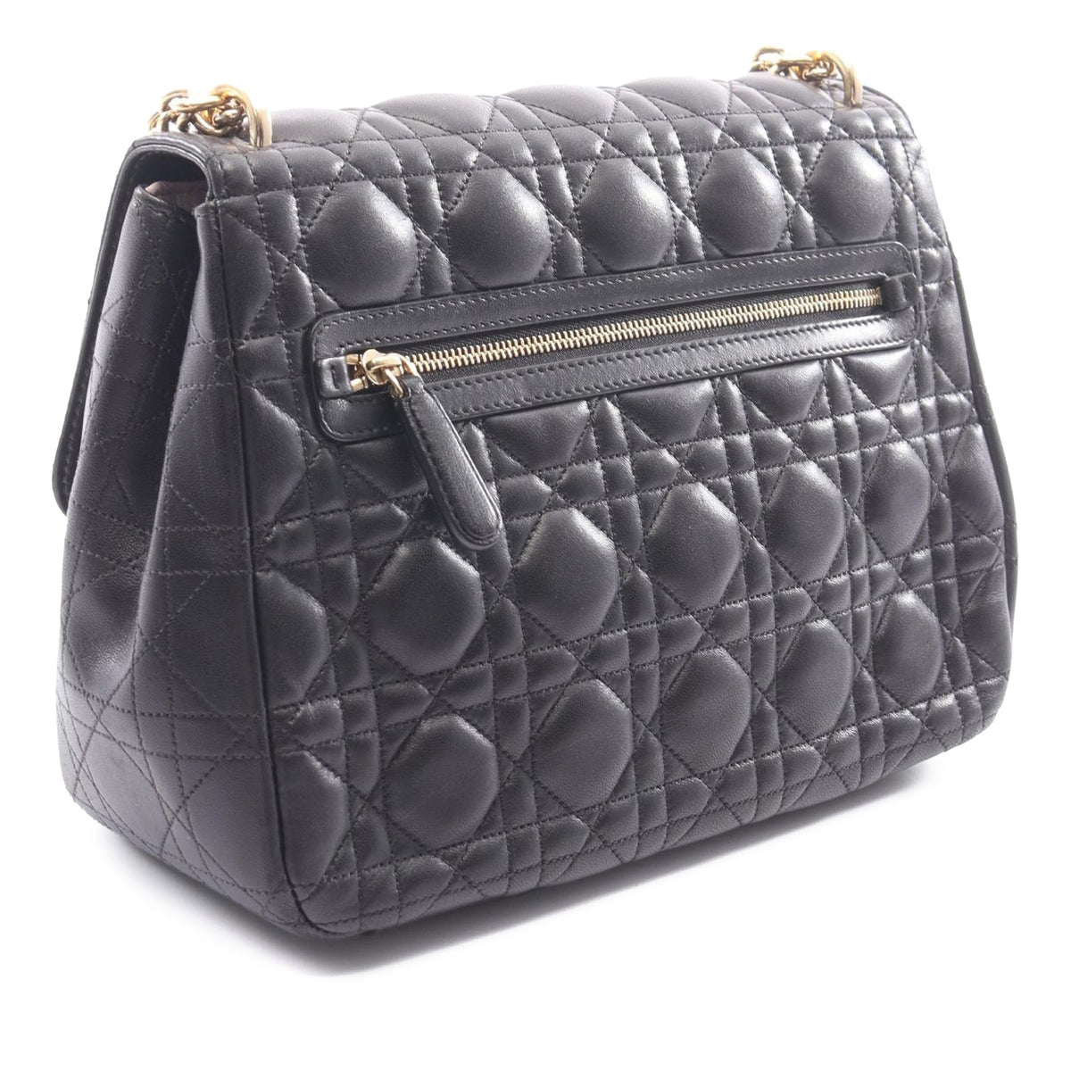 Dior Medium Lambskin Cannage Miss Dior Flap