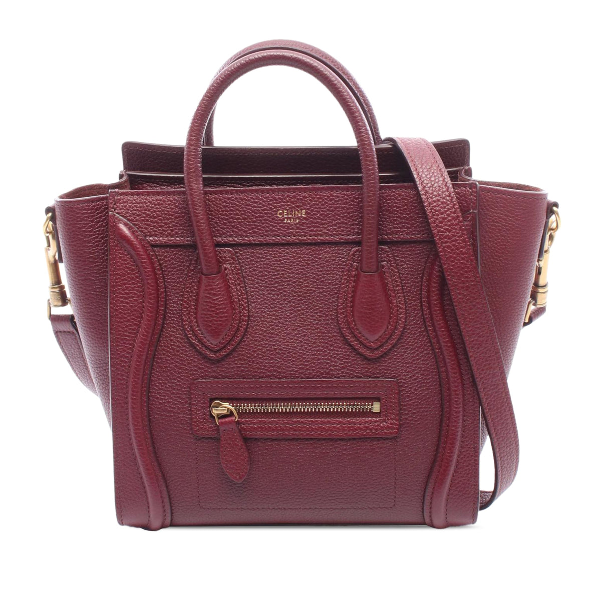 Celine Nano Leather Luggage Tote