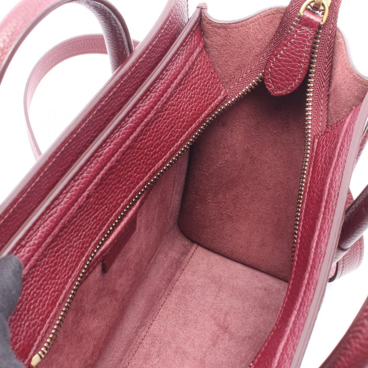 Celine Nano Leather Luggage Tote