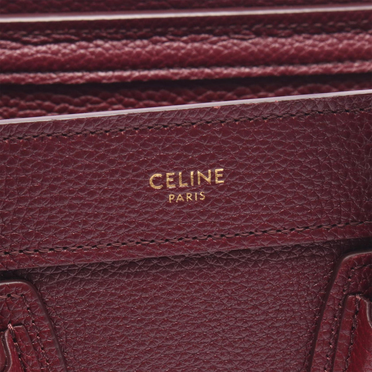 Celine Nano Leather Luggage Tote