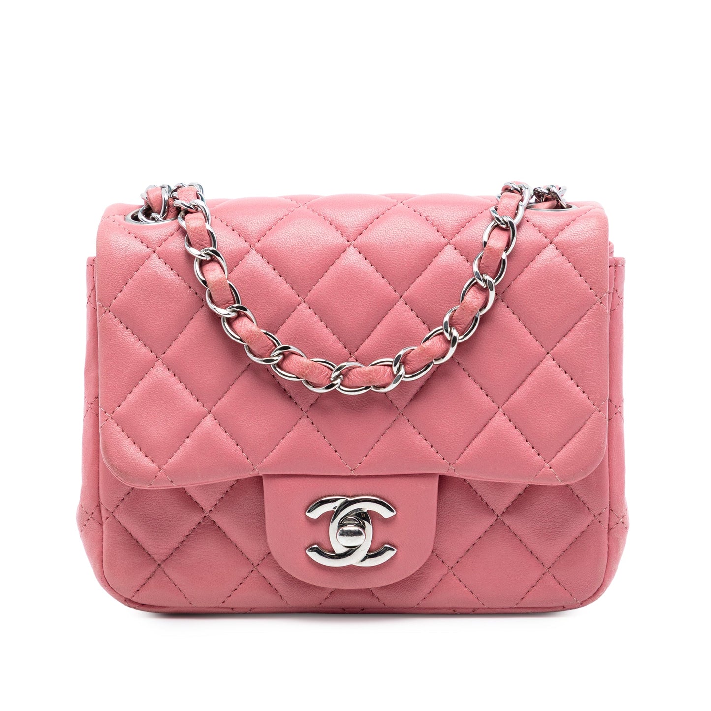 Chanel Mini Square Classic Lambskin Single Flap