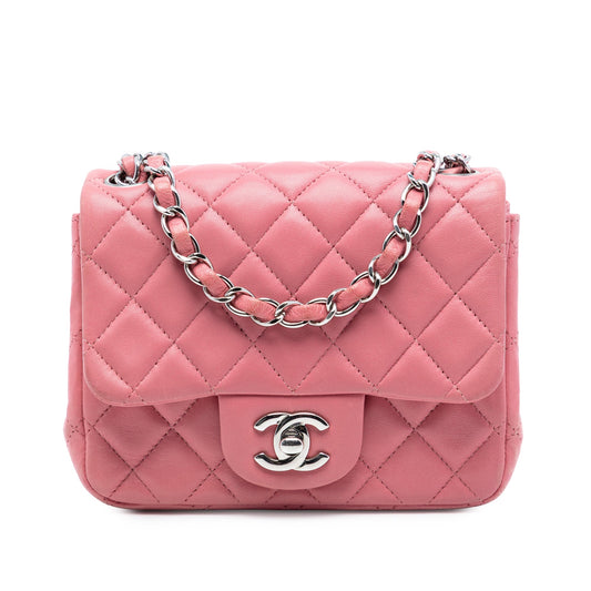 Chanel Mini Square Classic Lambskin Single Flap