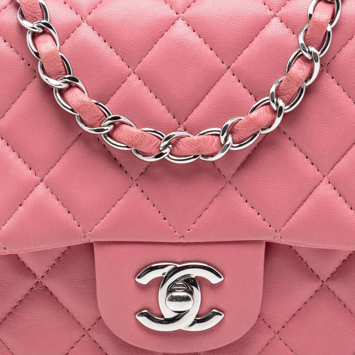 Chanel Mini Square Classic Lambskin Single Flap