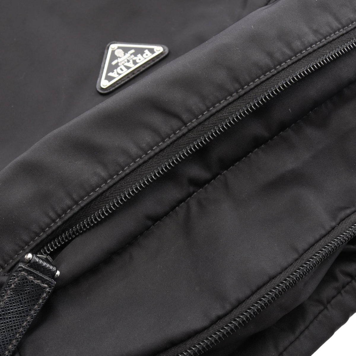 Prada Re Nylon Backpack — Black