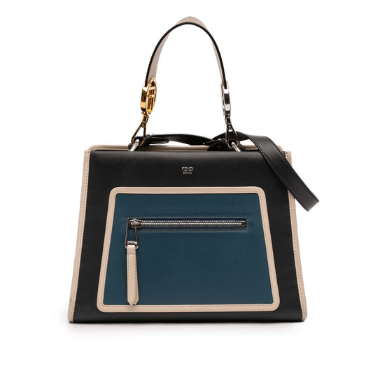 Small Leather Runaway Satchel