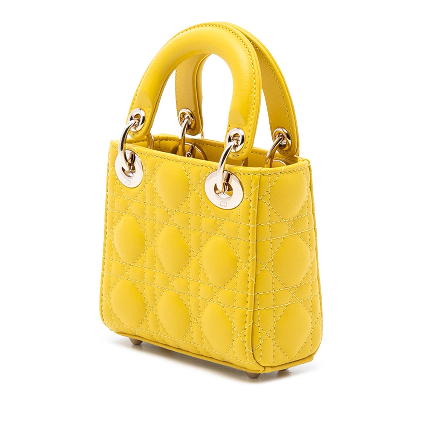 Dior Micro Lambskin Cannage Lady Dior