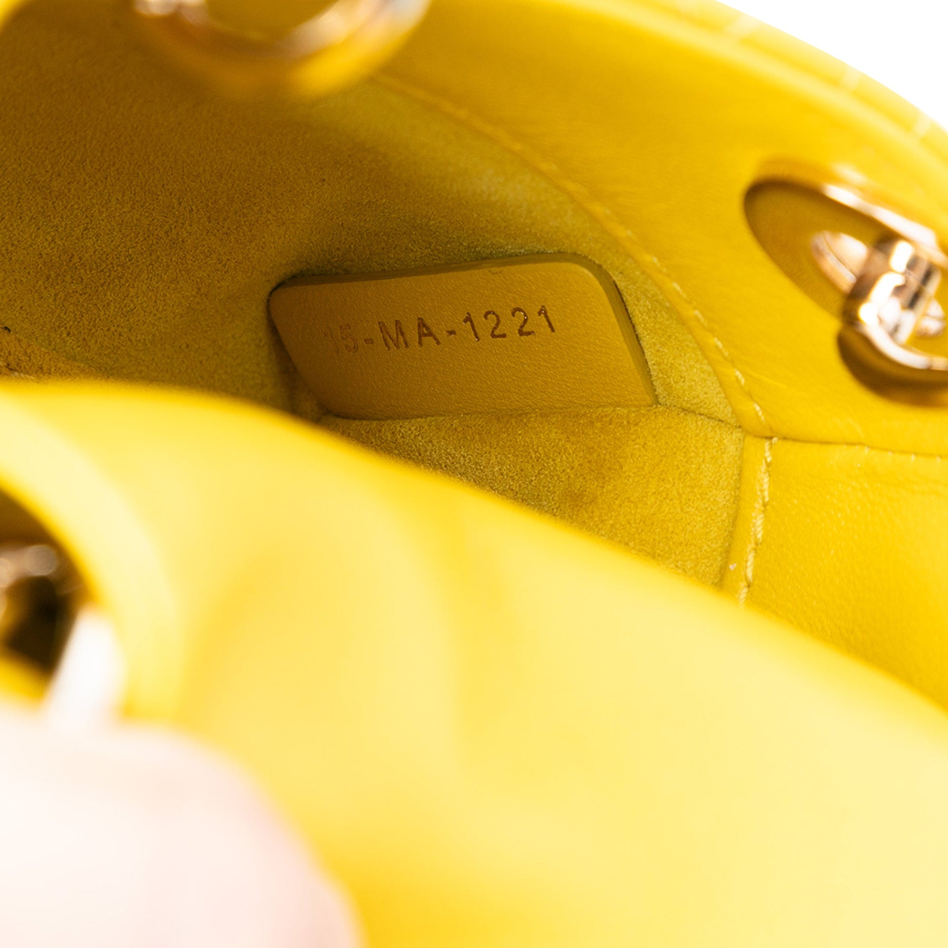 Dior Micro Lambskin Cannage Lady Dior