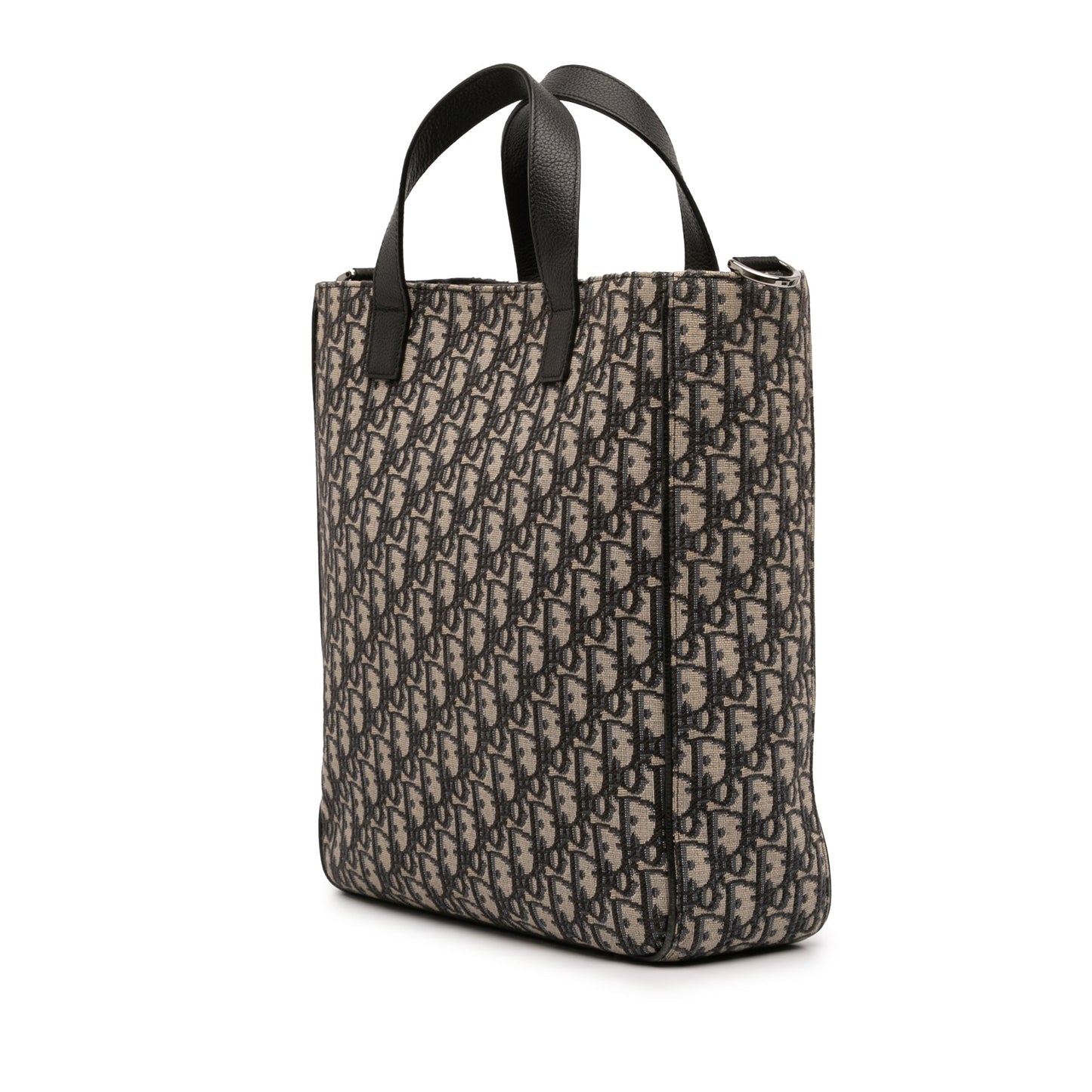 Dior Oblique Canvas and Leather Saddle Tote