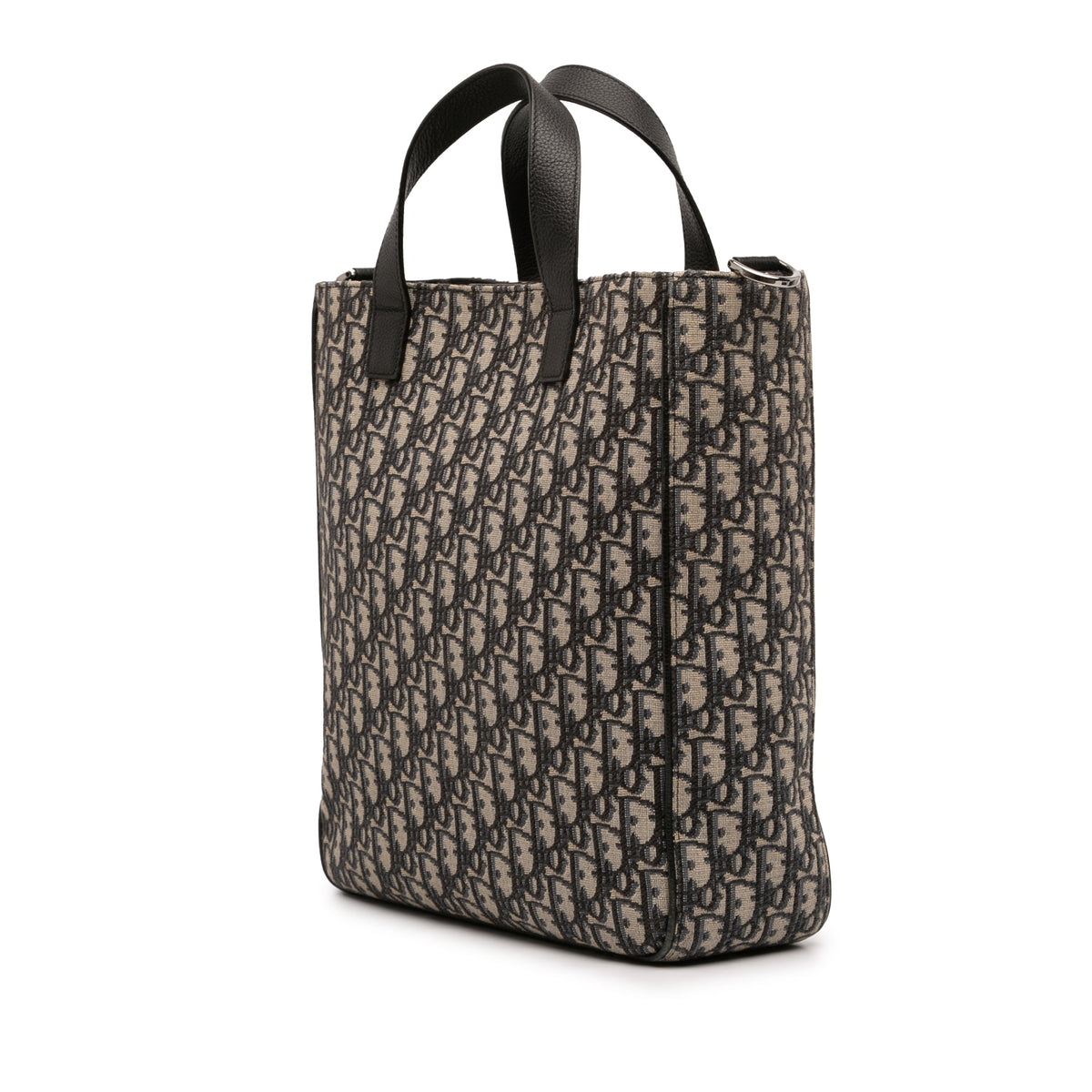 Dior Oblique Canvas and Leather Saddle Tote