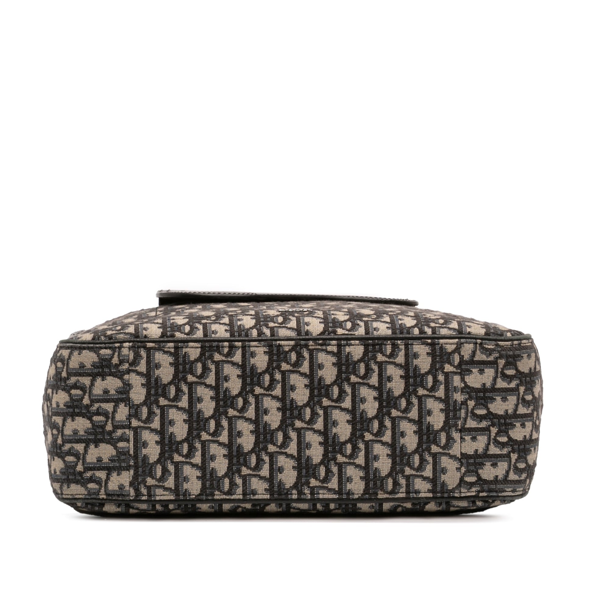 Dior Oblique Canvas and Leather Saddle Tote
