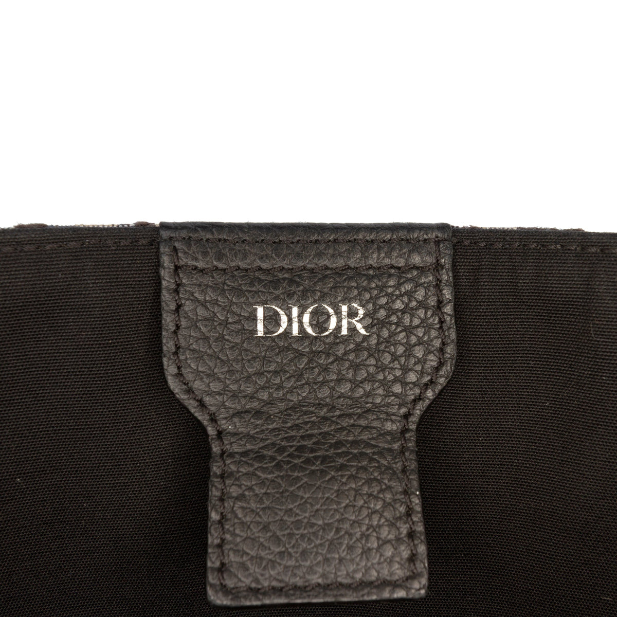 Dior Oblique Canvas and Leather Saddle Tote