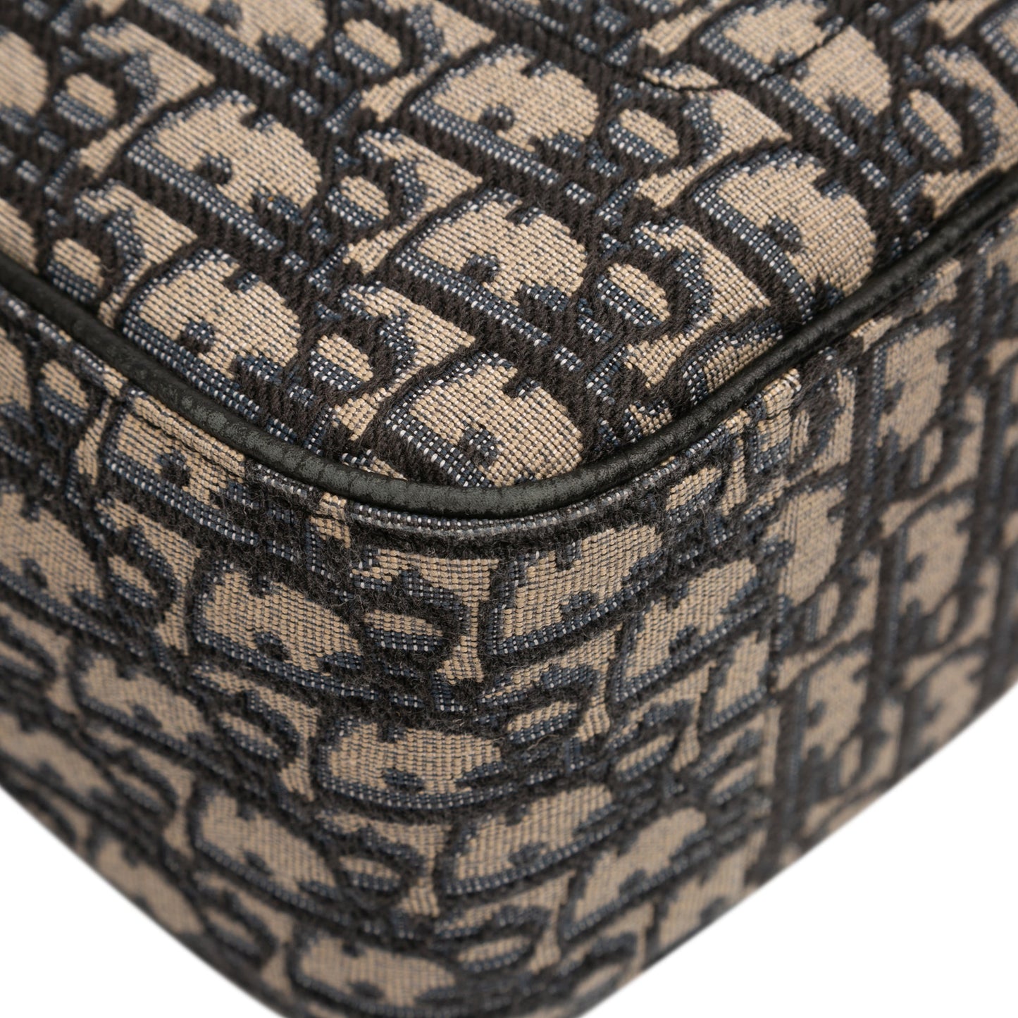 Dior Oblique Canvas and Leather Saddle Tote