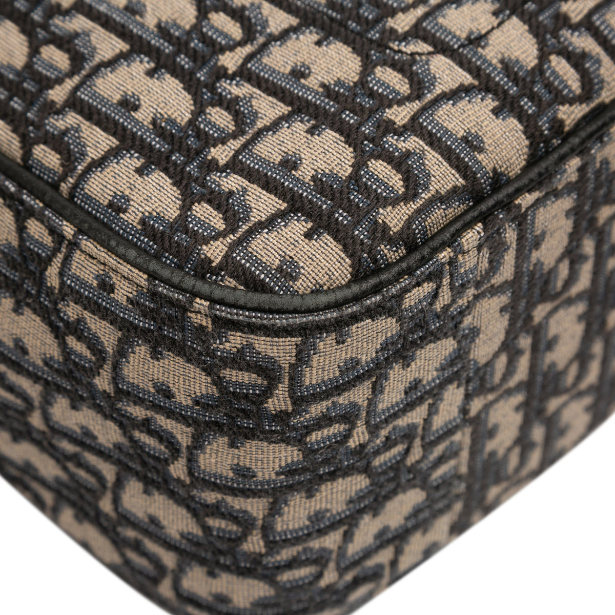 Dior Oblique Canvas and Leather Saddle Tote