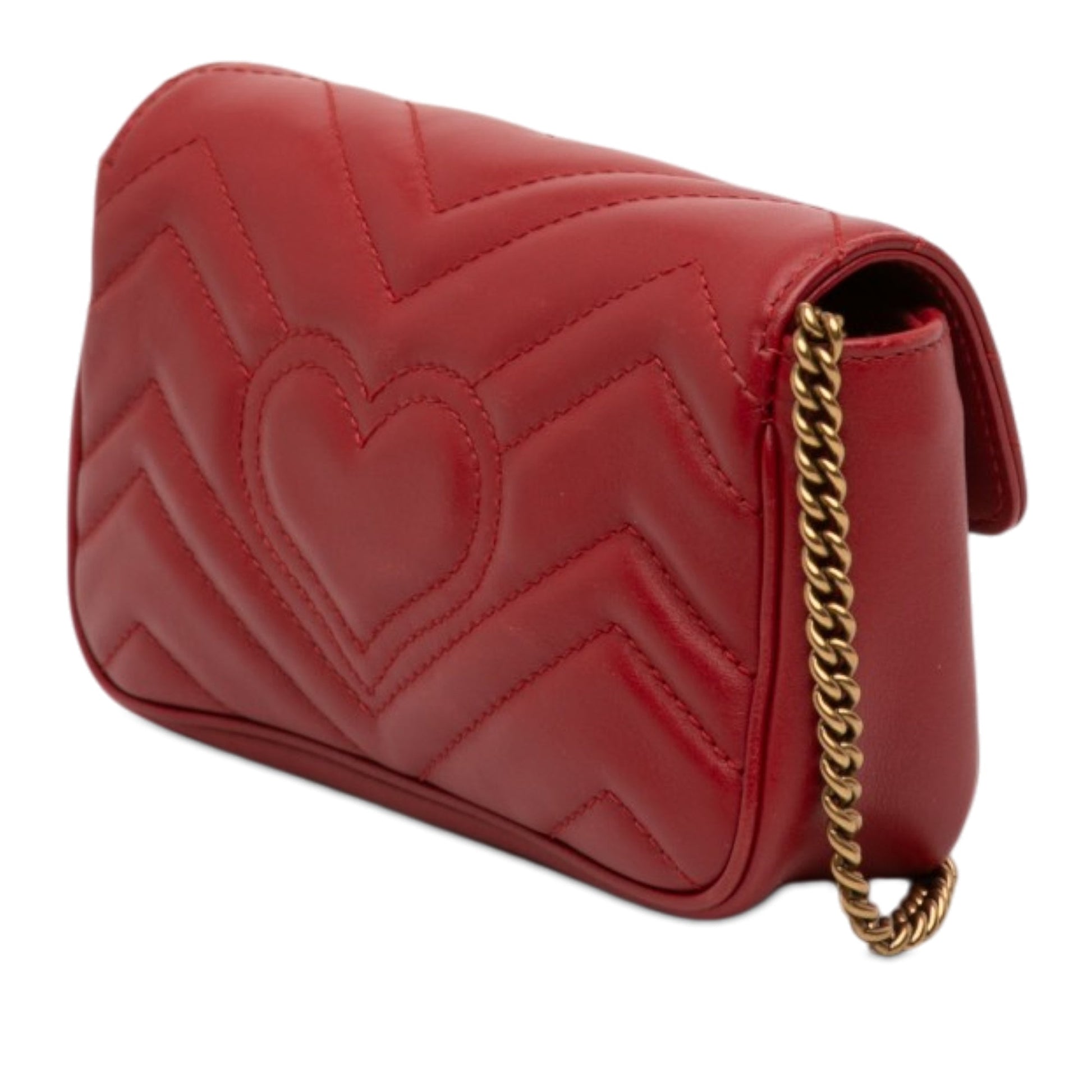 Gucci Mini GG Marmont Matelasse Leather Flap Crossbody