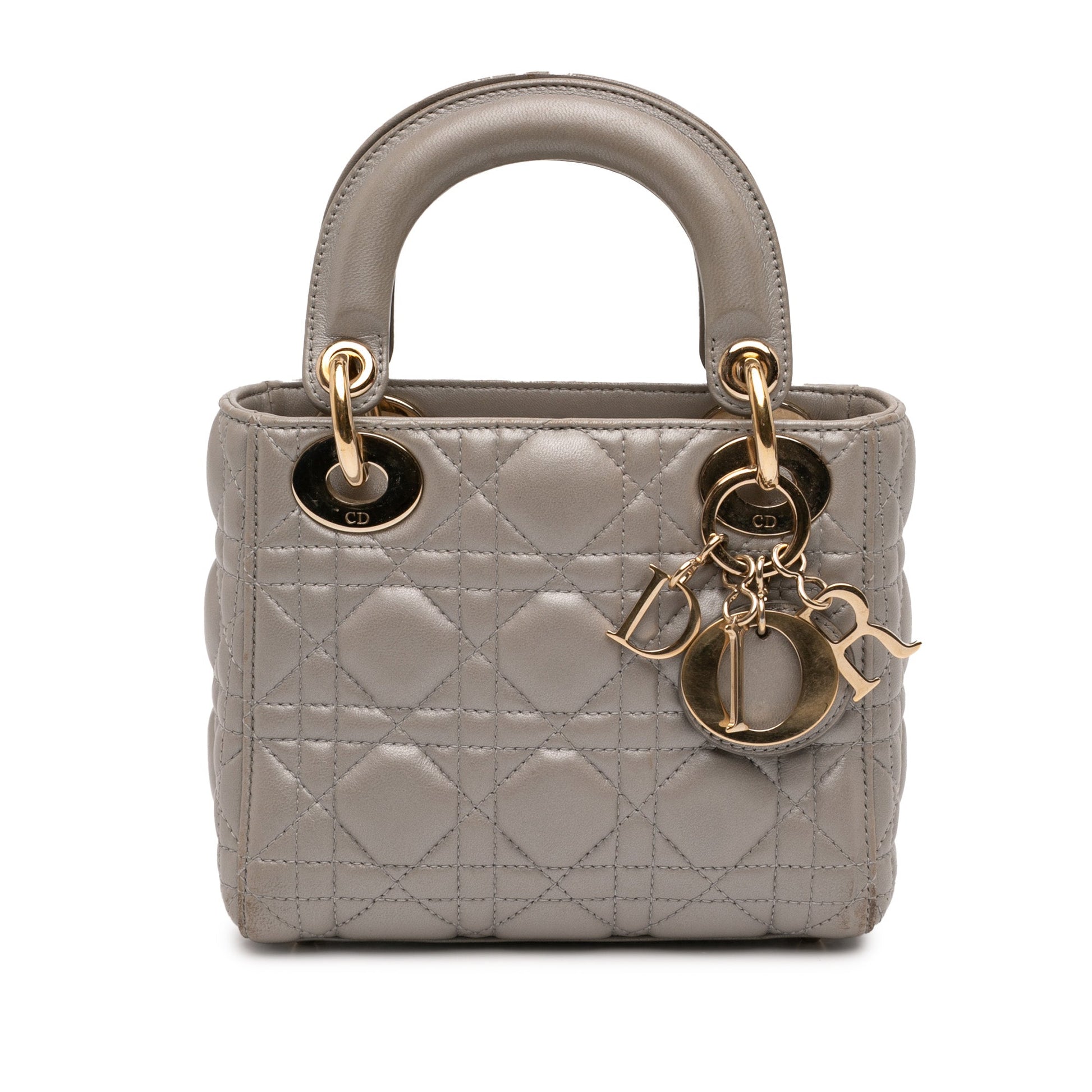 Dior Mini Lambskin Cannage Lady Dior