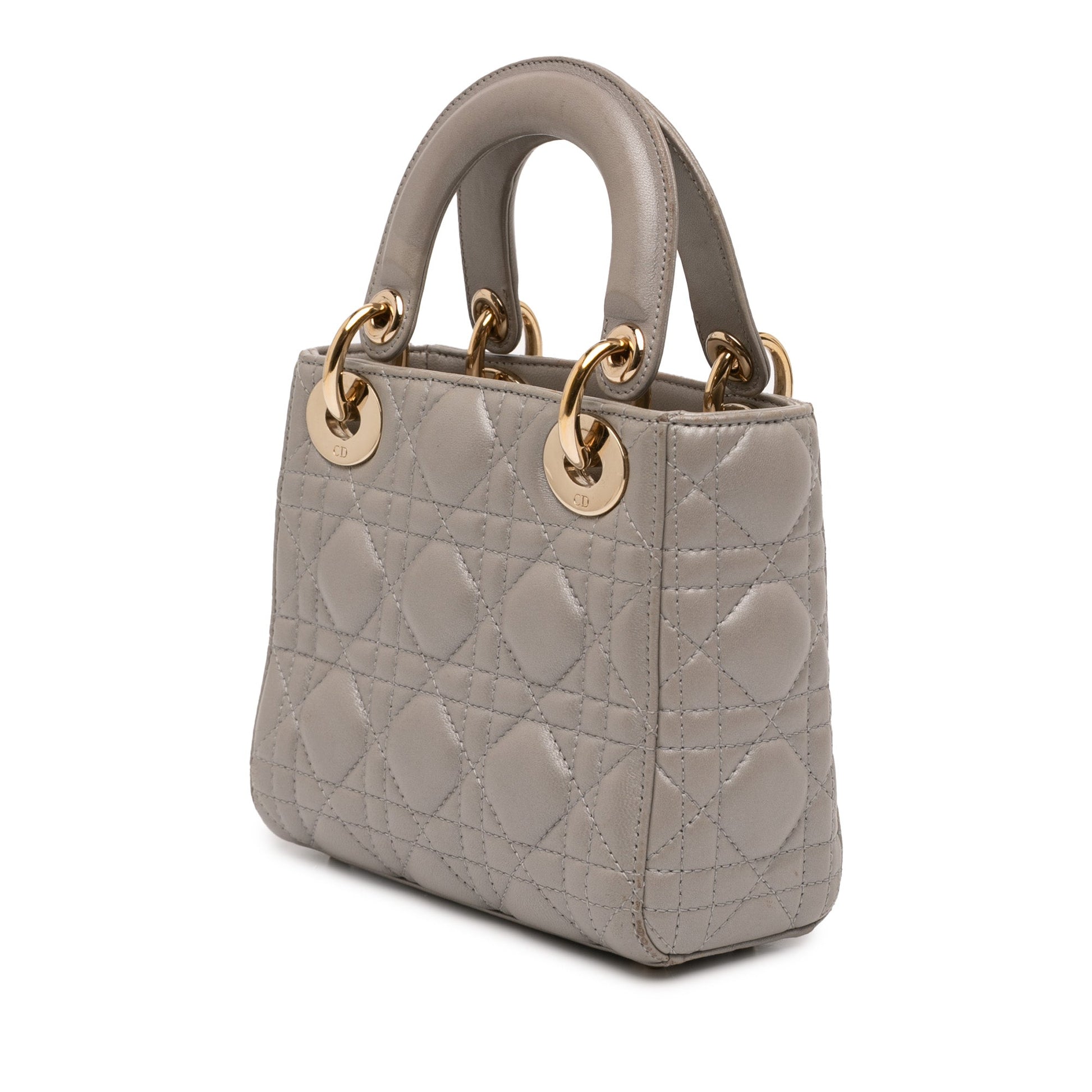 Dior Mini Lambskin Cannage Lady Dior