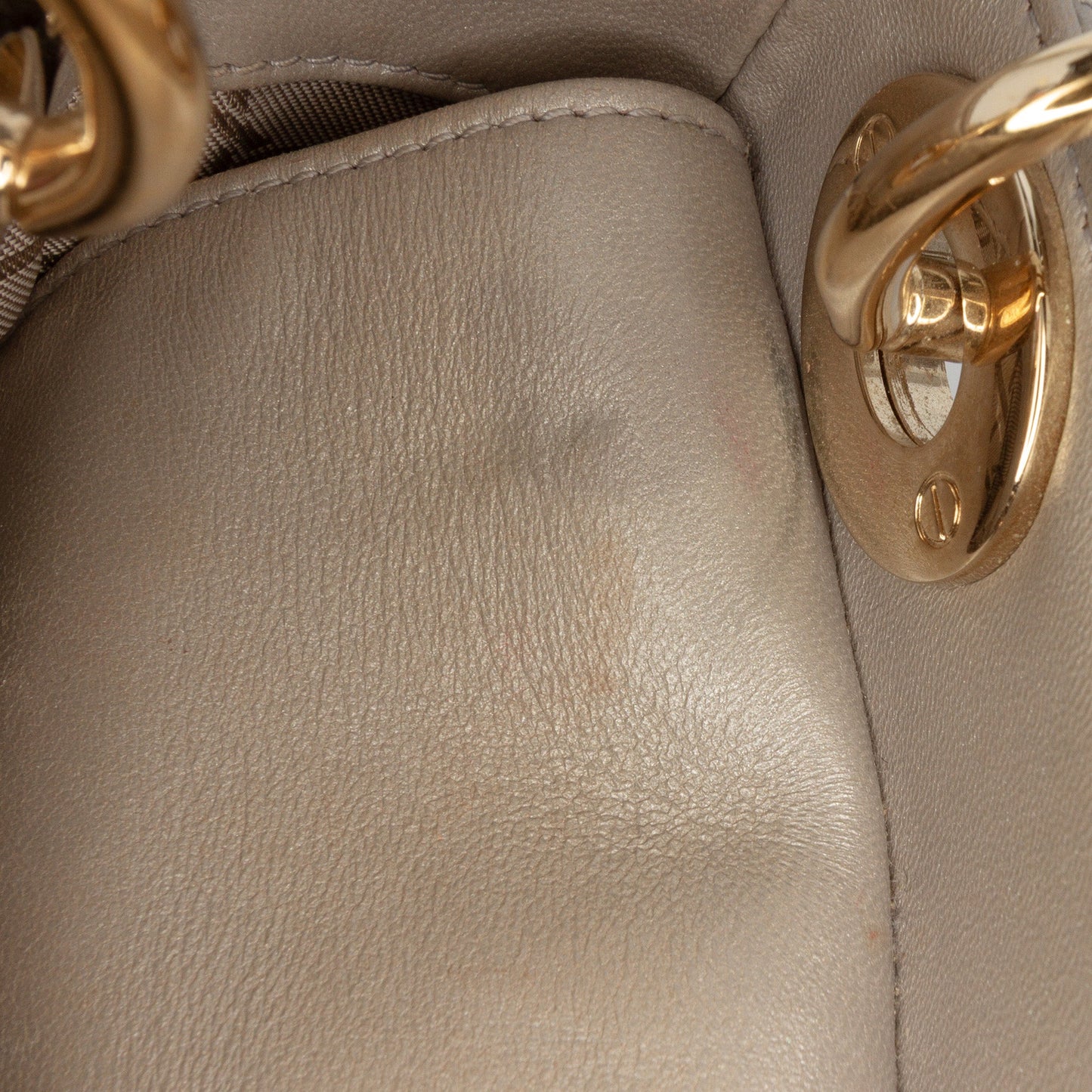 Dior Mini Lambskin Cannage Lady Dior