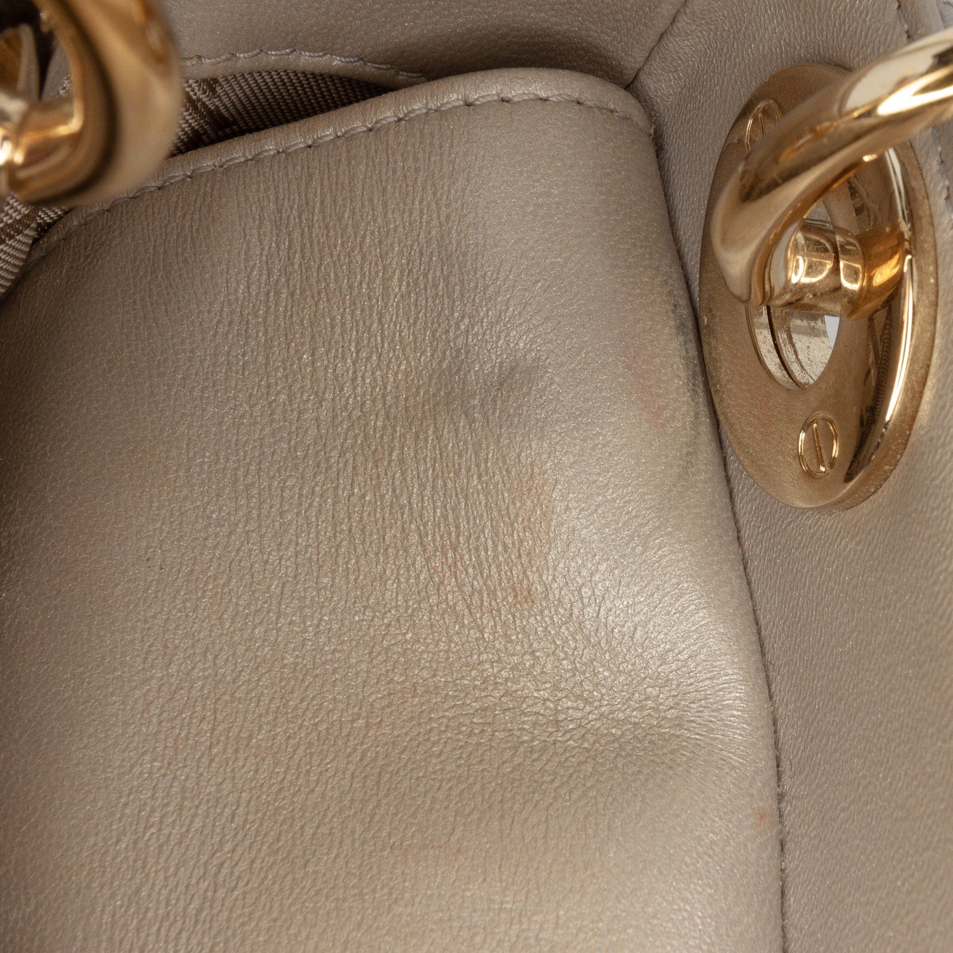 Dior Mini Lambskin Cannage Lady Dior