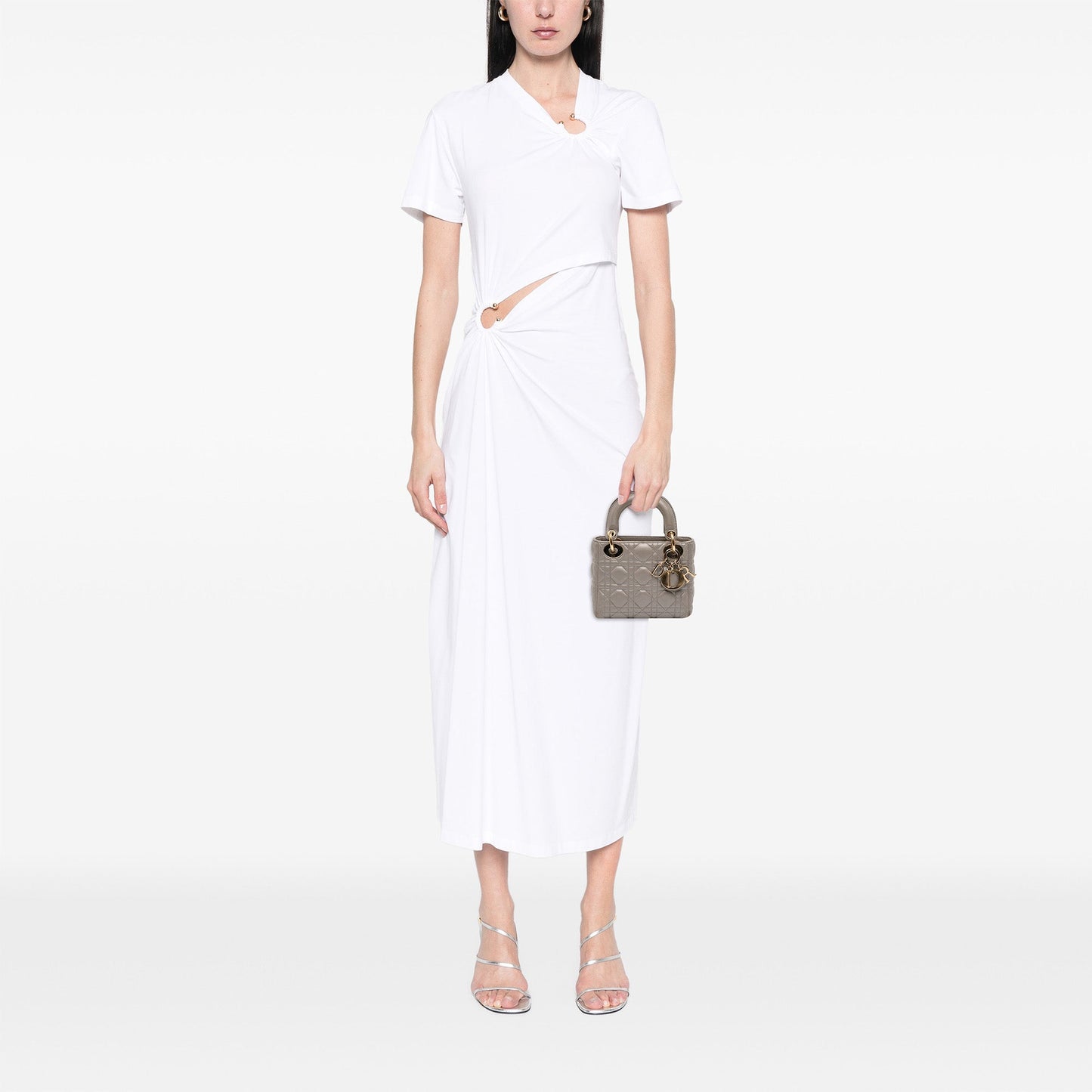 Dior Mini Lambskin Cannage Lady Dior