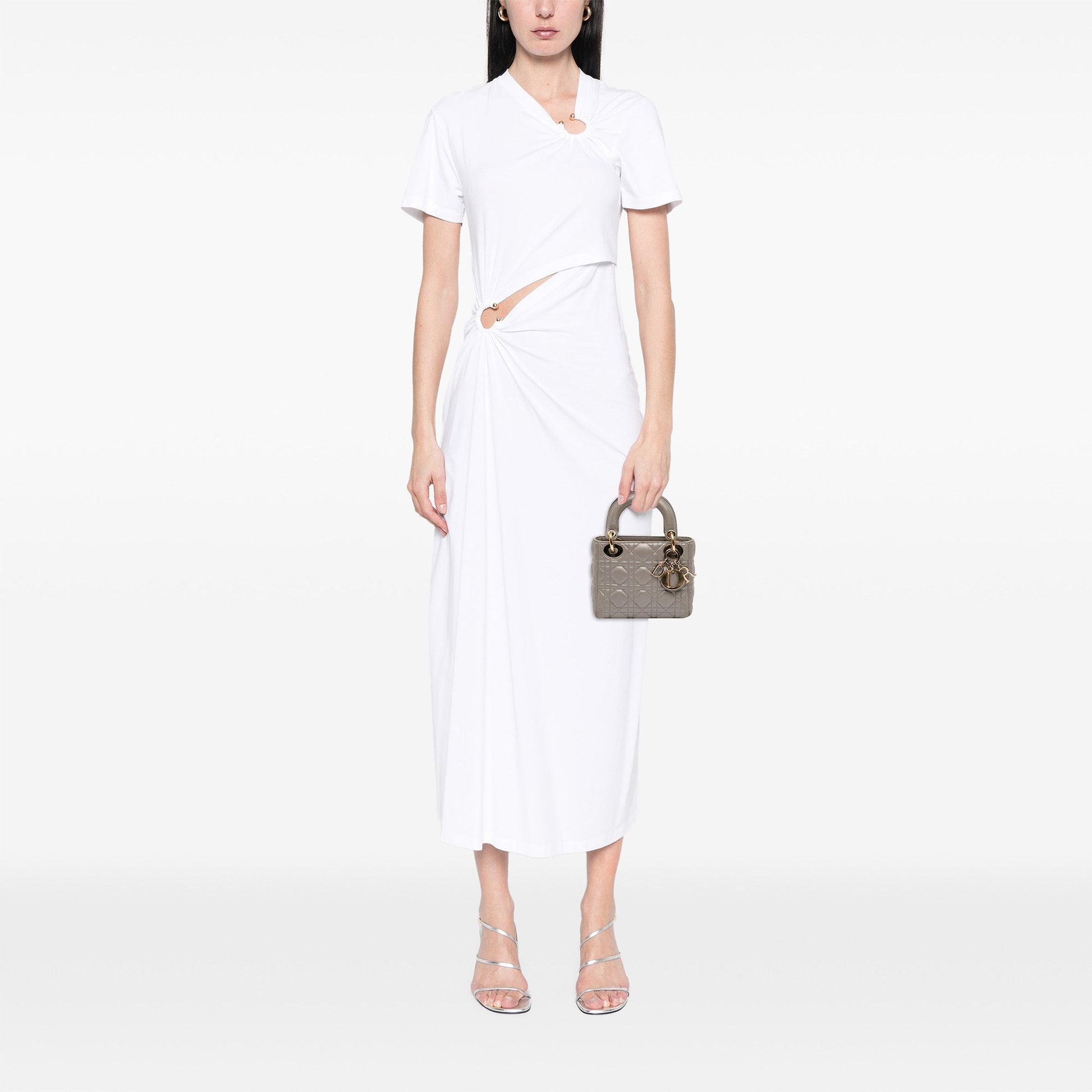 Dior Mini Lambskin Cannage Lady Dior