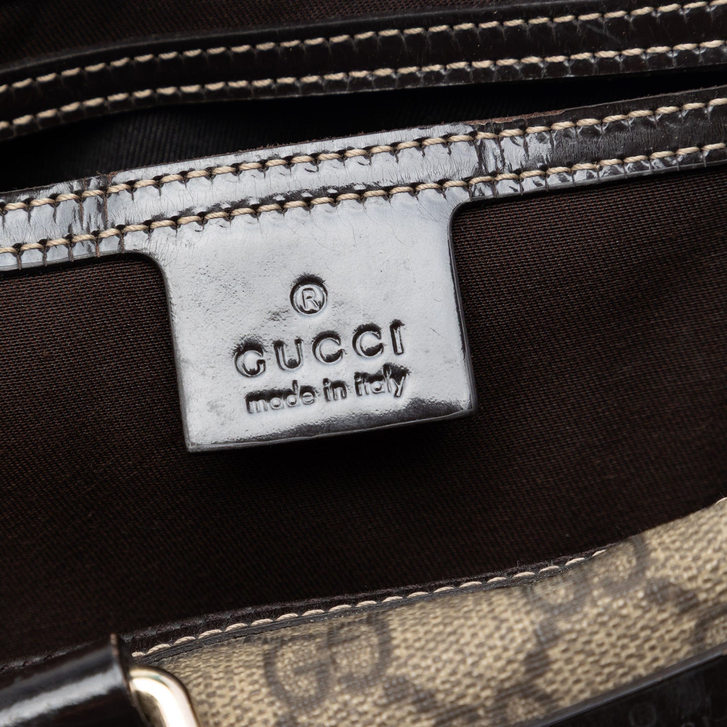 Gucci Medium GG Supreme Joy Boston Bag