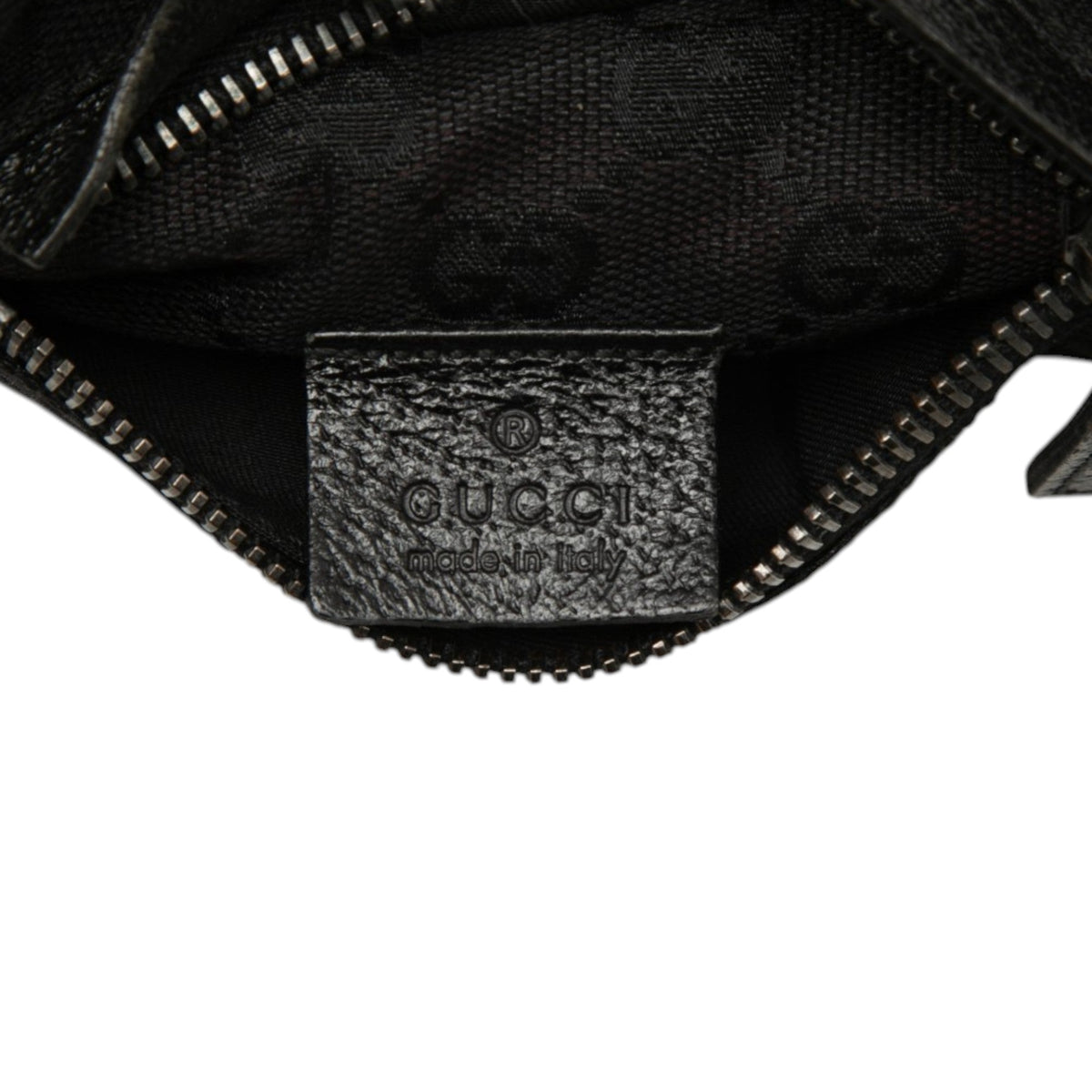 Gucci GG Canvas Double Pocket Belt Bag