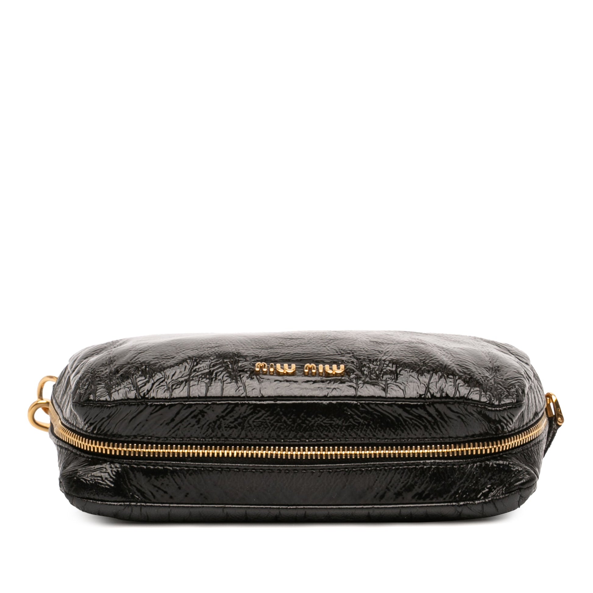 Patent Zip Handbag
