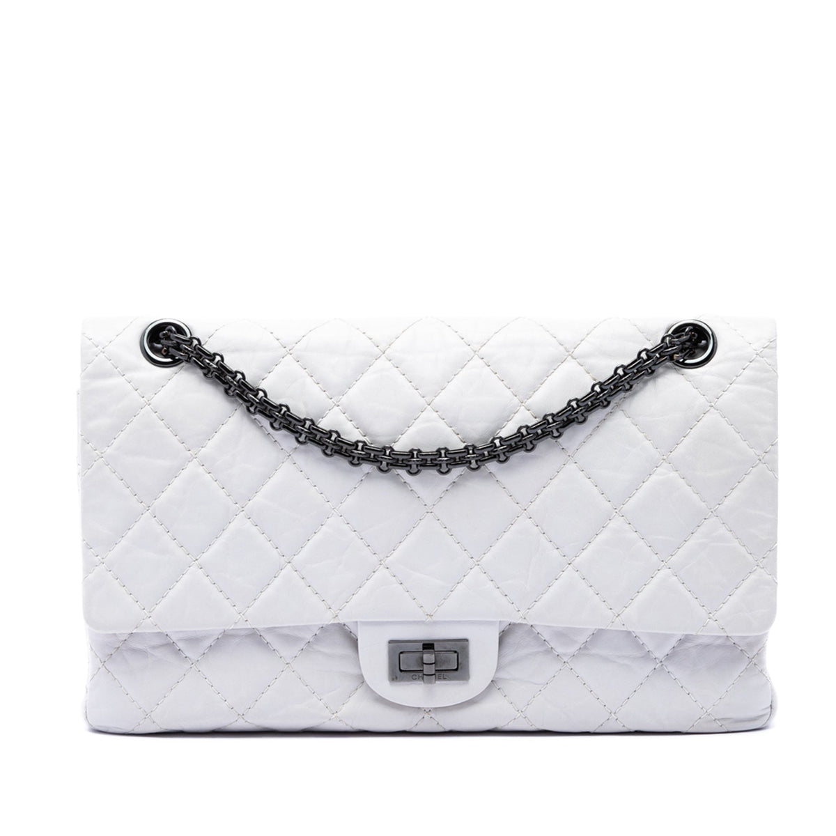 Chanel Quilted Aged Calfskin Reissue 2.55 Double Flap 226