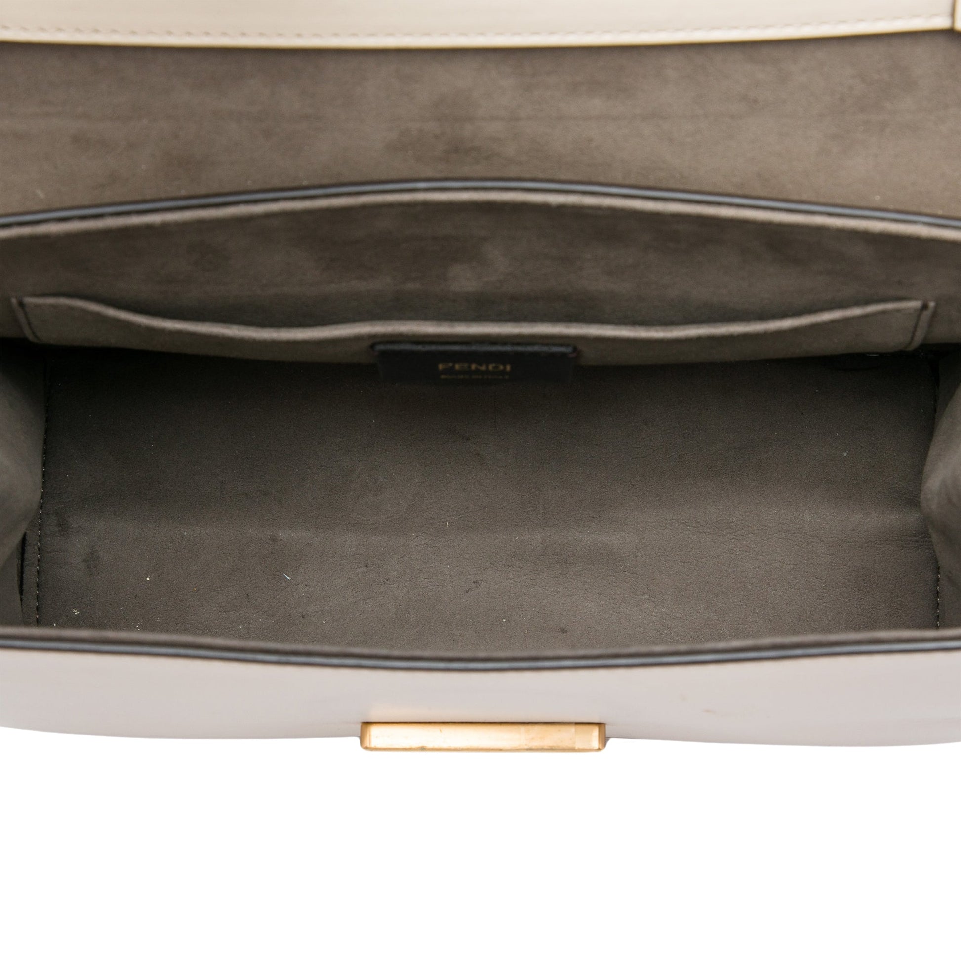 Fendi Smooth Leather Kan I F Satchel