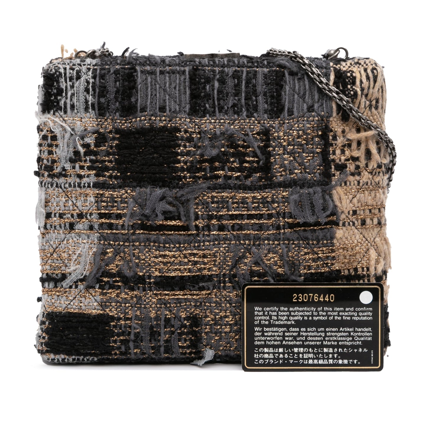 Chanel Multicolor Tweed Quadrato Box Crossbody Bag