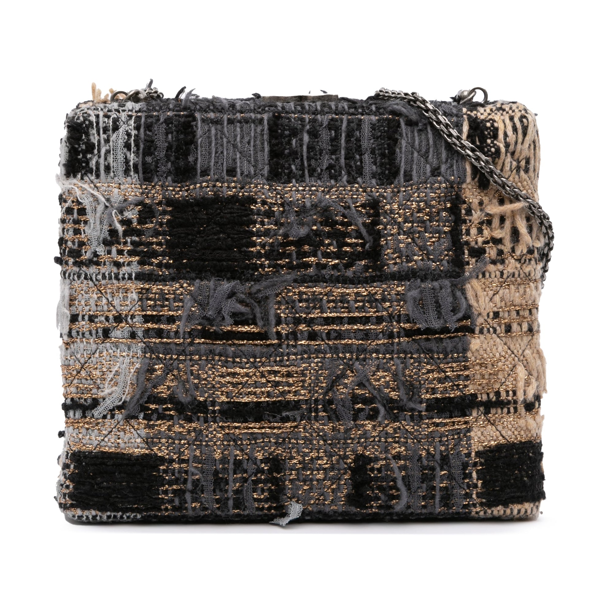 Chanel Multicolor Tweed Quadrato Box Crossbody Bag