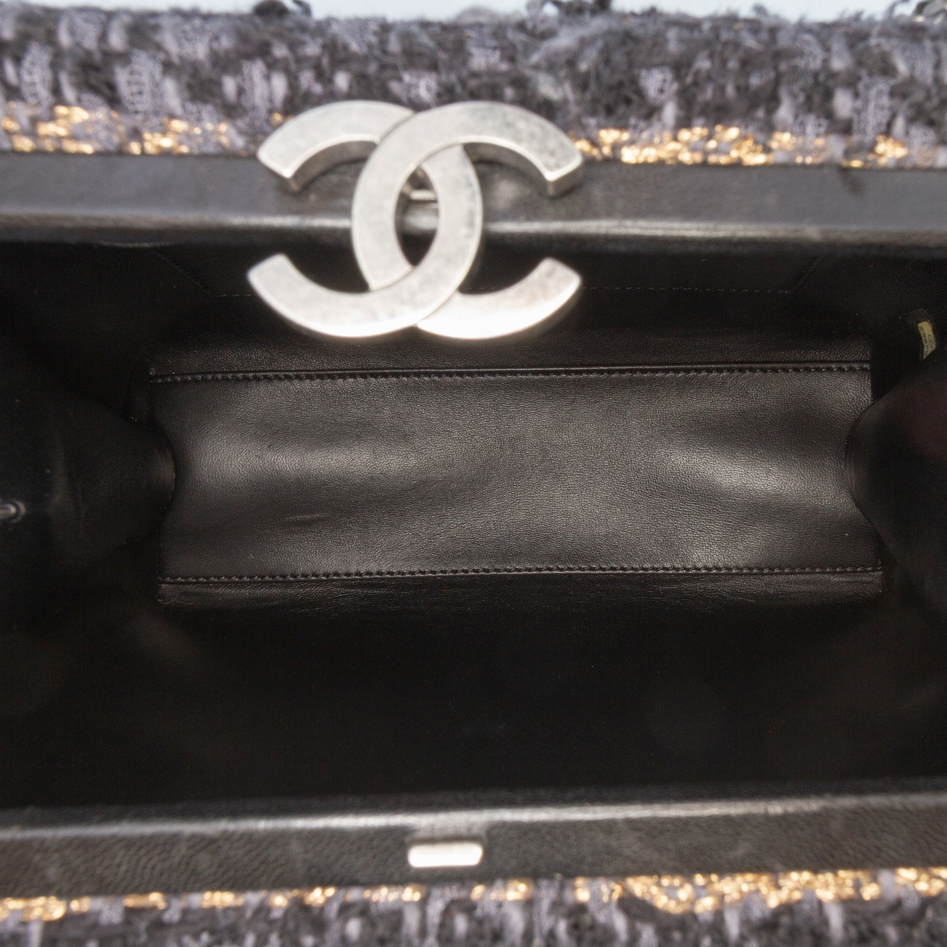 Chanel Multicolor Tweed Quadrato Box Crossbody Bag