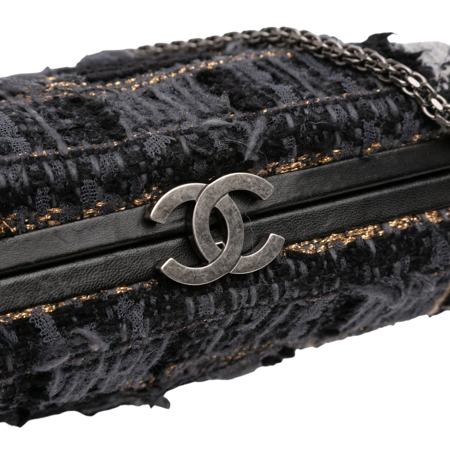 Chanel Multicolor Tweed Quadrato Box Crossbody Bag