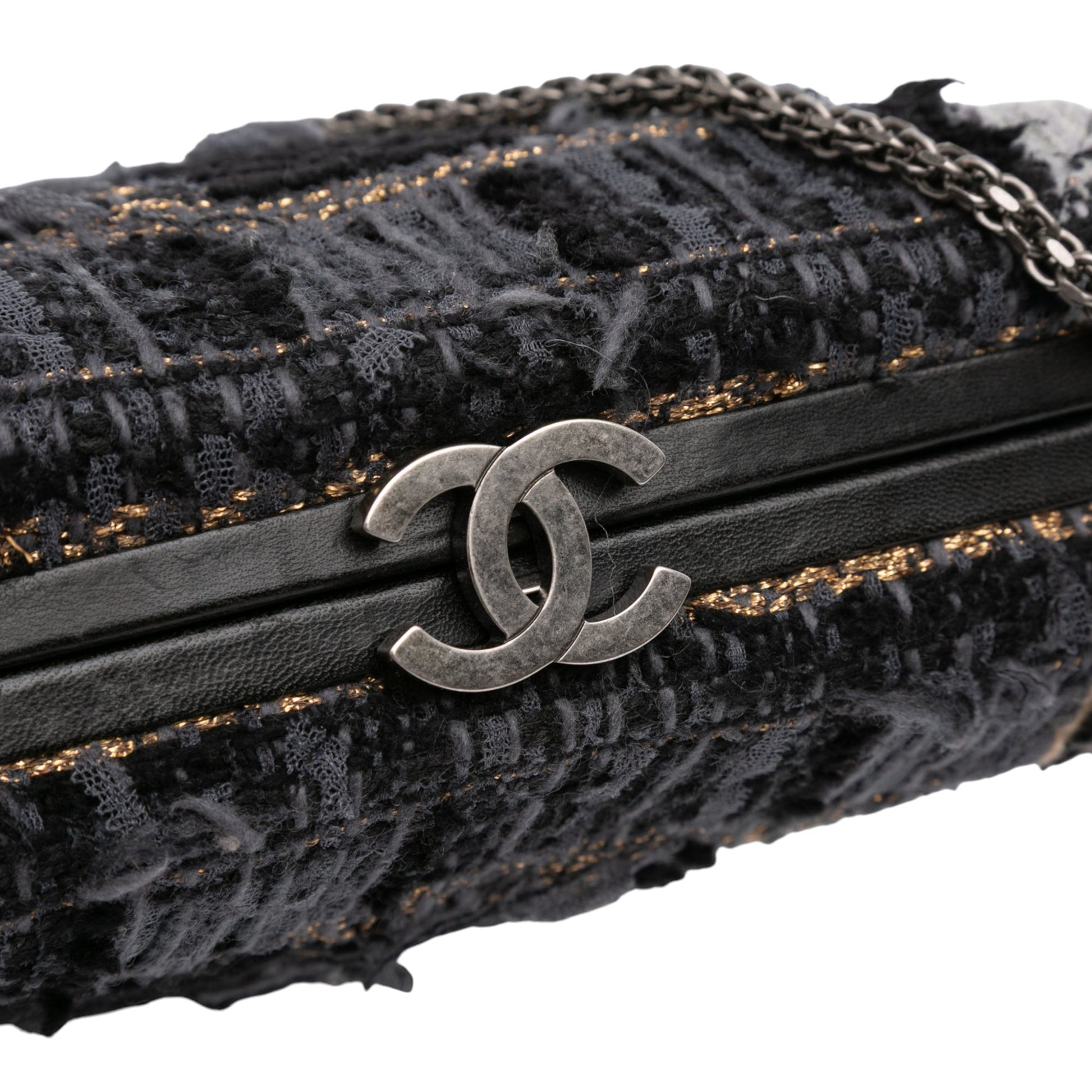 Chanel Multicolor Tweed Quadrato Box Crossbody Bag