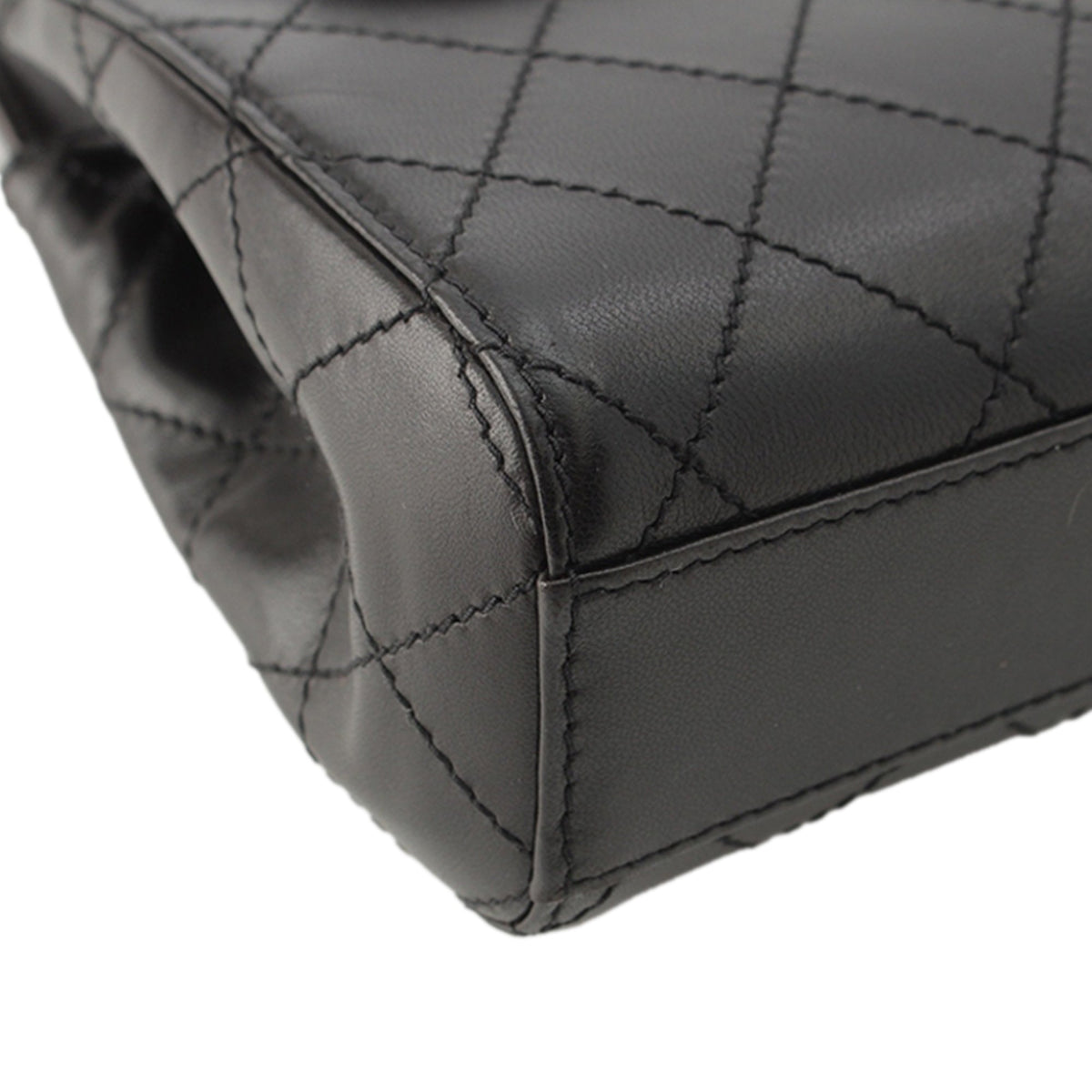 Chanel Mini CC Quilted Lambskin Top Handle Flap