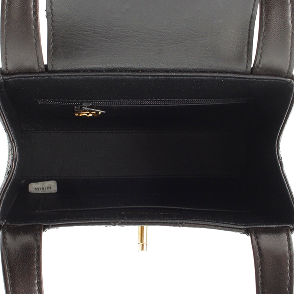 Chanel Mini CC Quilted Lambskin Top Handle Flap