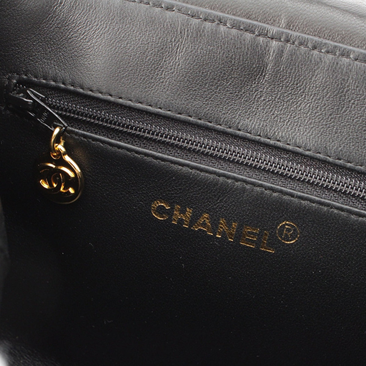 Chanel Mini CC Quilted Lambskin Top Handle Flap