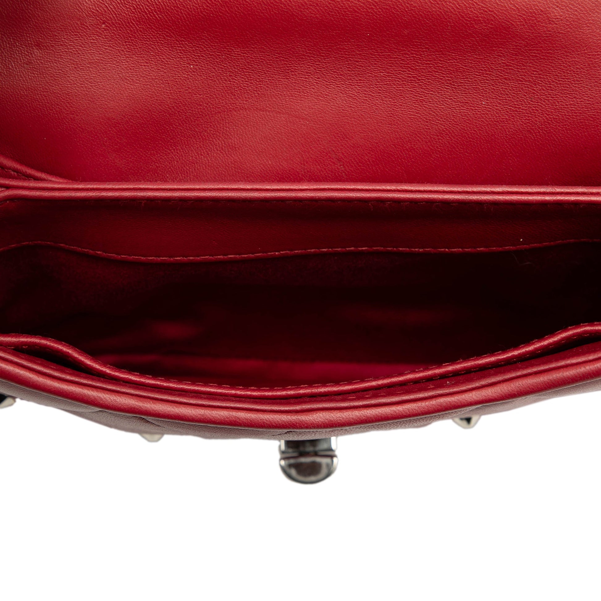 Miu Miu Studded Matelasse Leather Crossbody