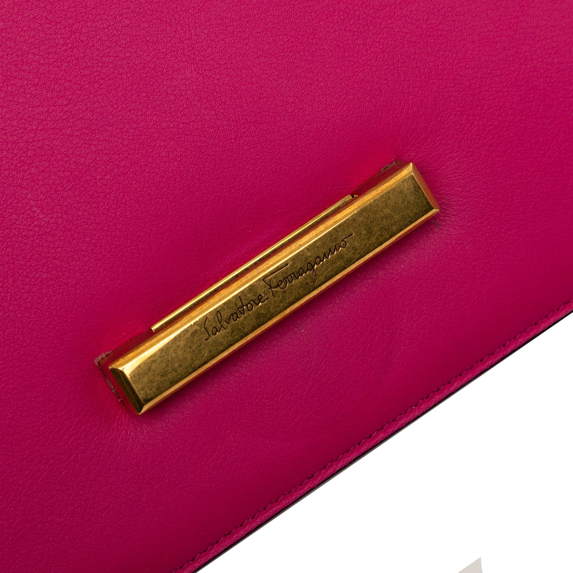 Ferragamo Calfskin Gancini Joanne Crossbody