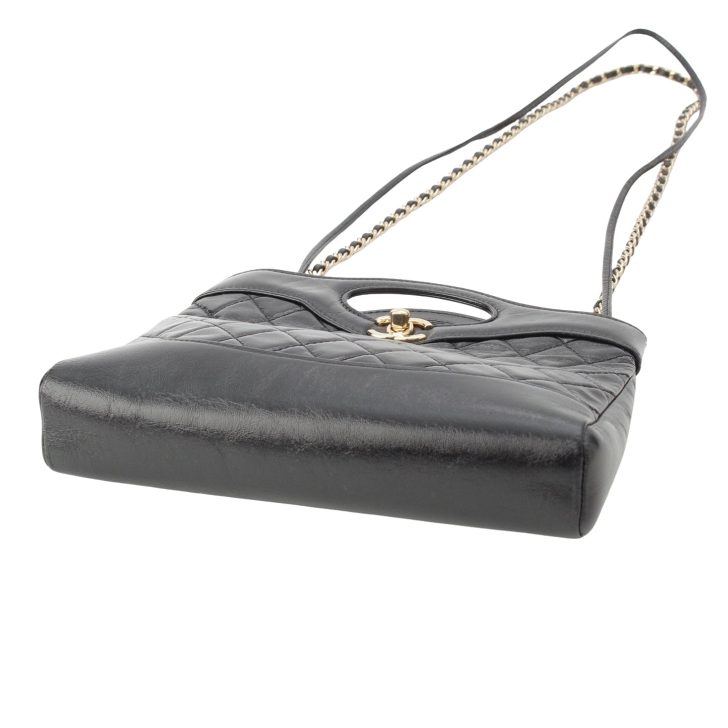 Chanel Mini Quilted Glazed Calfskin 31 Shopping Bag