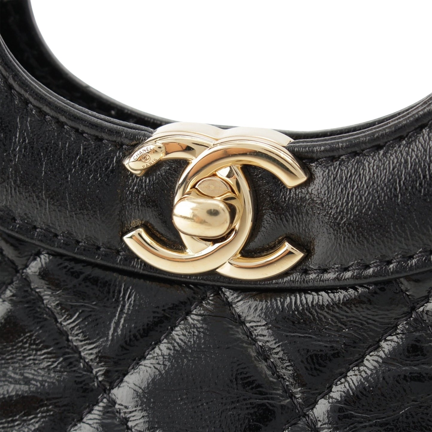 Chanel Mini Quilted Glazed Calfskin 31 Shopping Bag